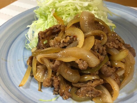 豚肉の味噌炒め生姜風味